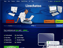 Tablet Screenshot of livechatoo.com